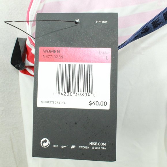 NWT! Nike Red Sox Dri Fit Tecnology Standard Fit Racerback Tank Top Size L - Picture 11 of 14